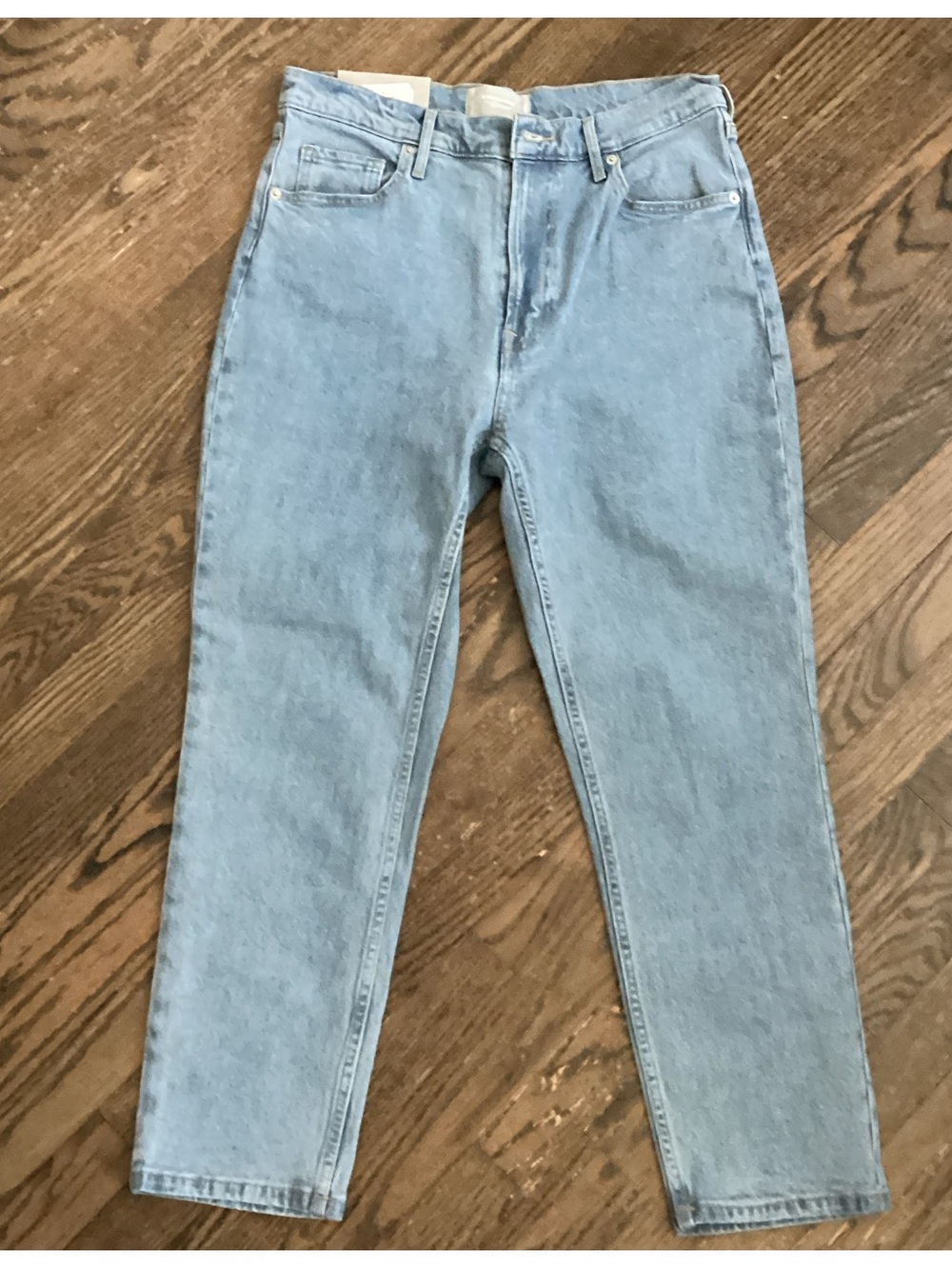 Everlane The Original Cheeky Jeans in Stonewashed Sky Size 30 Crop